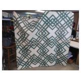 Handmade Quilt Wedding Ring Pattern 68x27"