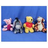 Vintage Disney Pooh, Eeyore, Piglet, Tigger