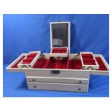 Vintage Jewelry Box w/Velvet Interior