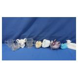 Boyd Glass Swan Azure Blue, Imperial Purple Slag
