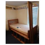This End Up Pine Wood Bunk Set w/Mattresses