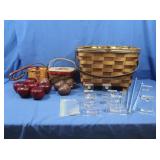 Home Decor, Basket, Lucite Towel Rods