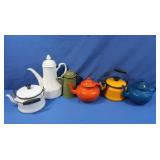 Teapots & Kettles-Metal & Porcelain