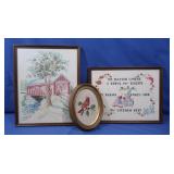 Framed Needlepoint