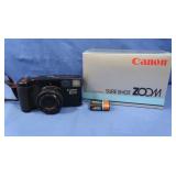 Canon Sure Shot Camera in Box-sample of battery