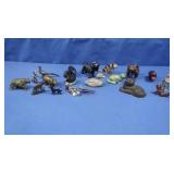 Animal Figurines-Cast Iron & other Metals
