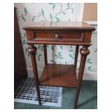 JK Rishel Furniture Co Real Wood End Table
