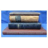 Antique Books-1869 Catechism, 1883 Hymns, 1869