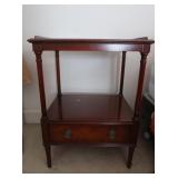 Wooden Bedside Table 21Lx16.5Dx27"H