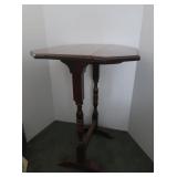 Real Wood End Folding Table 18Lx19Dx25"H