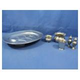 Pewter S&P, Serving Platter & more