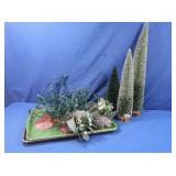 Pier 1 Bottle Brush Trees, Winterberry Bouquets,