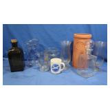 Pitcher, Glassware, Terra Cotta Pot & more