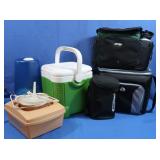Igloo Hard Lunch Box/Cooler, Small Humidifier &