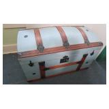 Vintage Trunk 32x17x20" plus contents-Linens