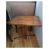 Vintage Folding School Desk Seat & Table