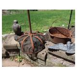 Crescent for Fat wood Fires, Cast Iron Pot & more
