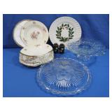 Eggshell Nautilus China Bowl Set & Vintage S&P