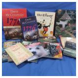 Mixed Book Lot-Walt Disney, David McCullough 1776