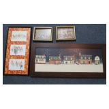 Artwork-4 Framed Pictures incl 2 Judy Saville