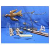Wooden Bird D?cor, Wall Sconce, Asian Figures &