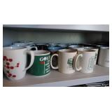 Contents of Shelf-Coffee Mugs