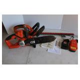 B&D Trimmer & Mini Chainsaw w/Chargers