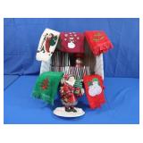 Iron Santa Decorations, Christmas CDs-Sinatra,