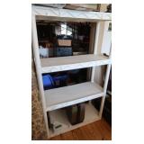 Plastic White Shelf 56x34x14" (no contents)