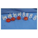 Mini Glass Candlestick Holders