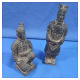 Vintage Chinese Terra Cotta Figures