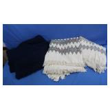 3 Woven Throw Blankets