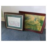 2 Framed Pictures-25x20" & 28x22"