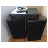 Mitsubishi VCR, 2 Yamaha Speakers 12x12x21"