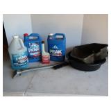 Antifreeze, Washer Fluid (partial bottles), Oil