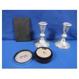 Reed & Barton Sterling Weighted Candle Holders &