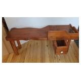 Handmade Wooden Decorative Cobblers Bench Table