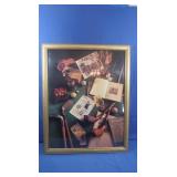 Large Golf Memorabilia Picture