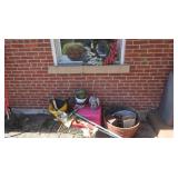 Barrel, Outdoor Flag, Wreath