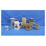Ceramic Beer Stein Lot