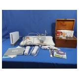 Wii w/Exercise Board, Controllers