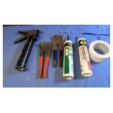 Pop Rivet Tools, Caulking Gun, Tape, Caulk