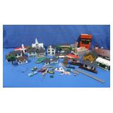Model Train Set-up Houses