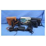 4 pr Binoculars in cases-Jason, Tasco
