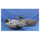 2 Lg Plastic Duck Decoys