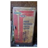 Vintage Sunoco Shock Absorber Safety Center Metal