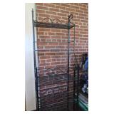 Wrought Iron Shelf/Bakers Rack 72x24x8"