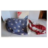 American Flag 5x8 (worn at edge)