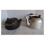 Tea Kettles-Cast Iron & Aluminum