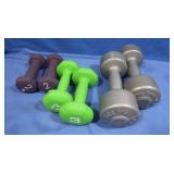 3 sets of Hand Weights